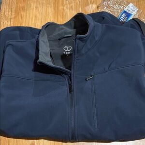 Tumi Blue Performance Jacket Lightweight Technical Outerwear